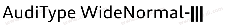 AudiType WideNormal字体转换 AudiType WideNormal字体转换